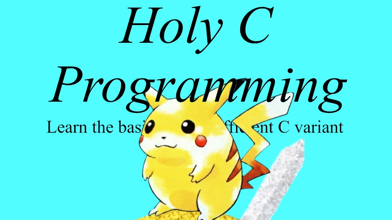 I Built Pokemon in TempleOS