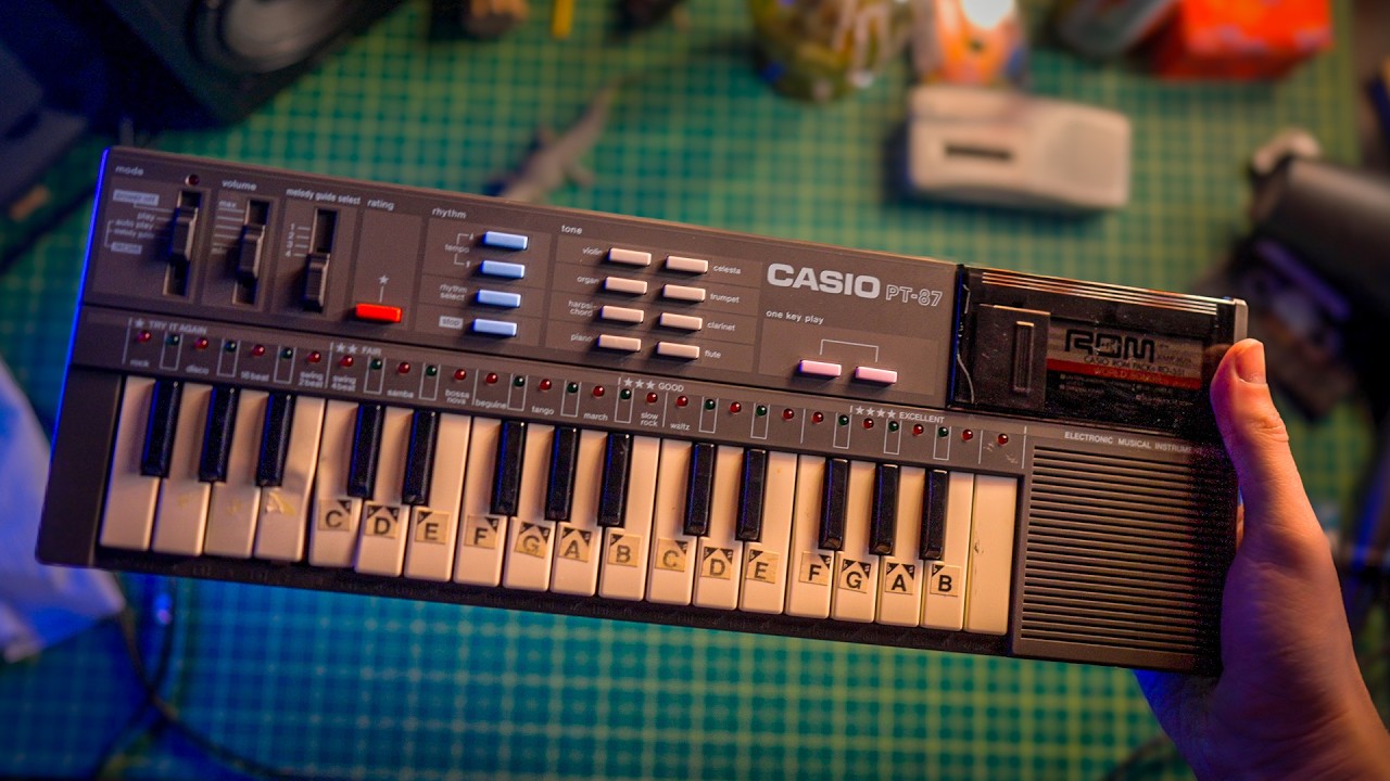 Recording an Indie Rock song with a 1987 Casio PT-87
